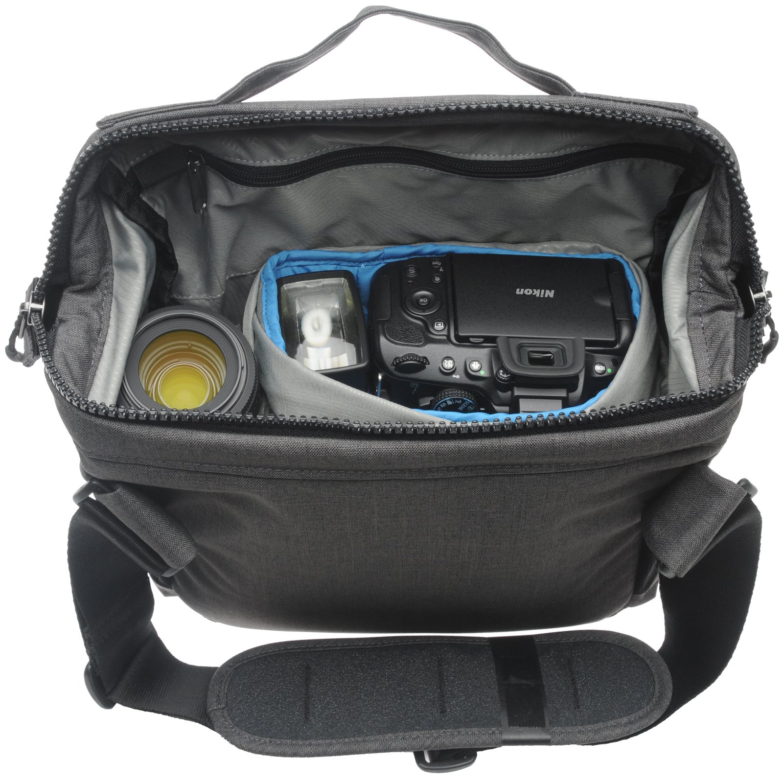 case-logic-flxm-101-reflexion-cross-body-bag-for-dslr-and-ipad-anthracite image 3