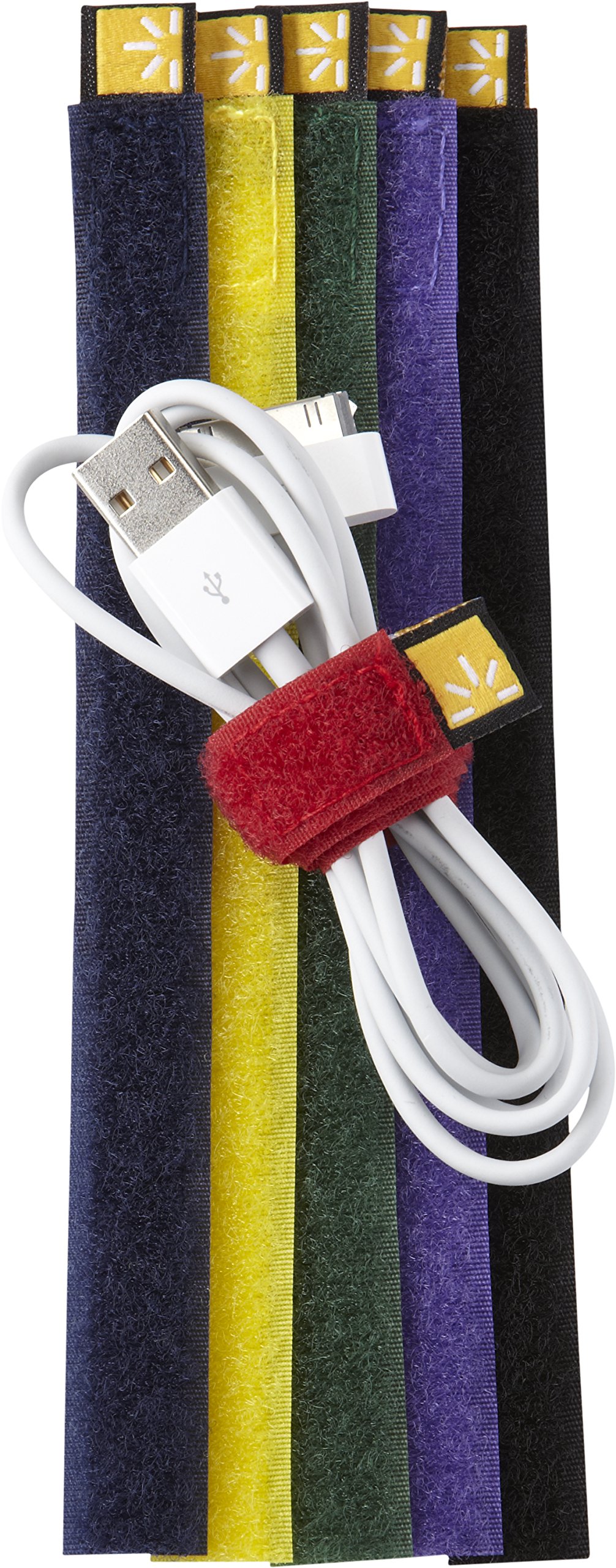 case-logic-ct-6-self-attaching-cable-ties-assorted-colors image 2