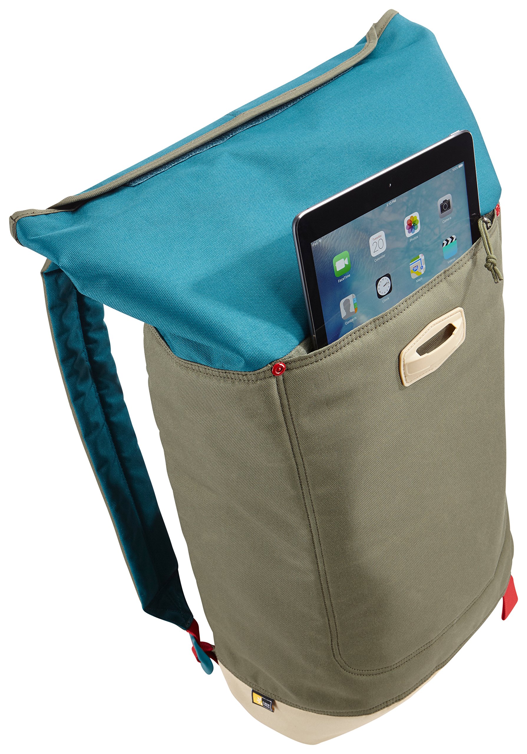 case-logic-lari114-14-rolltop-backpack-petrol-green image 5