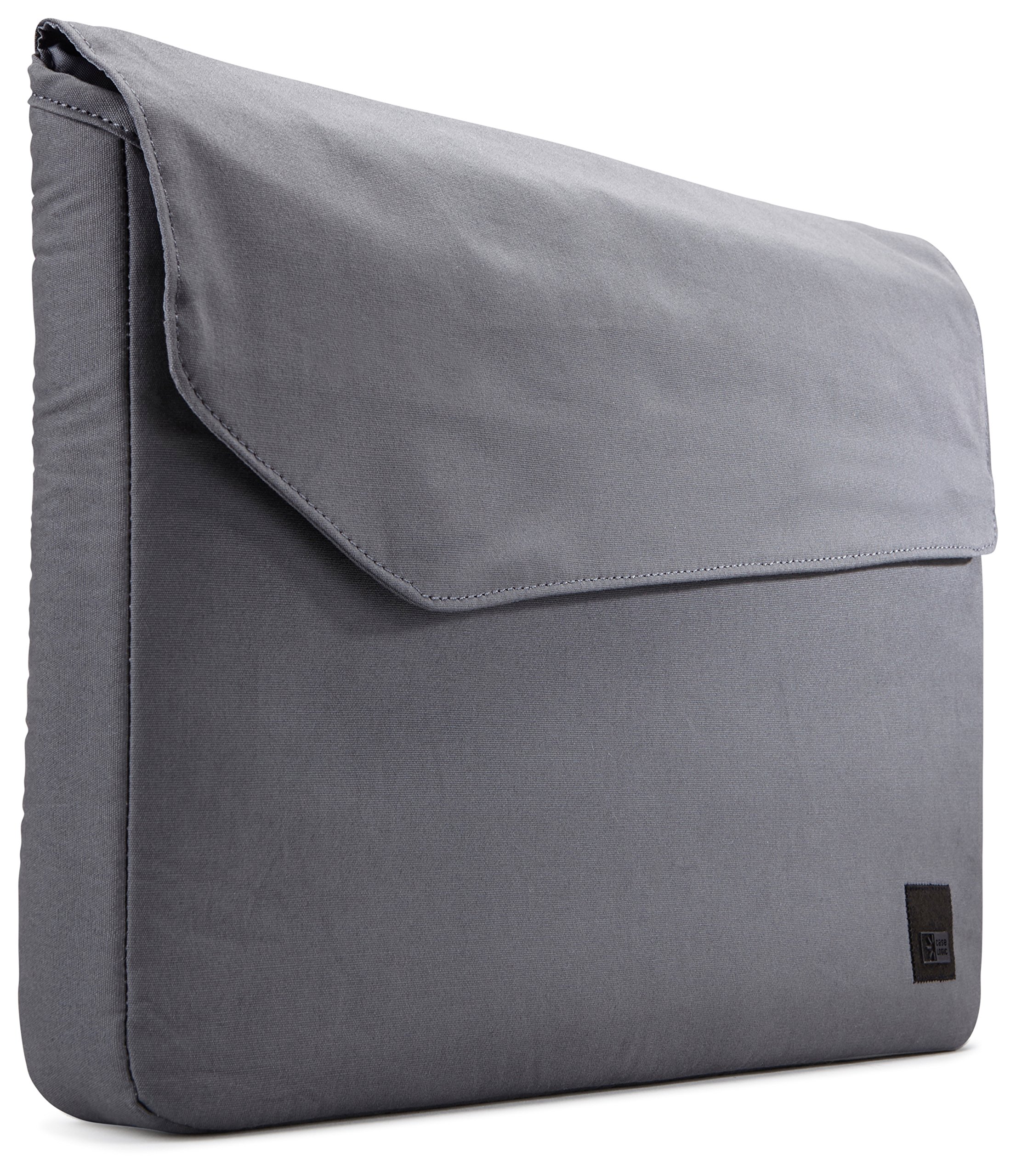 case-logic-lodo-13-laptop-sleeve-lods-113gra-canvas-sleeve-with-padded-compartme image 1