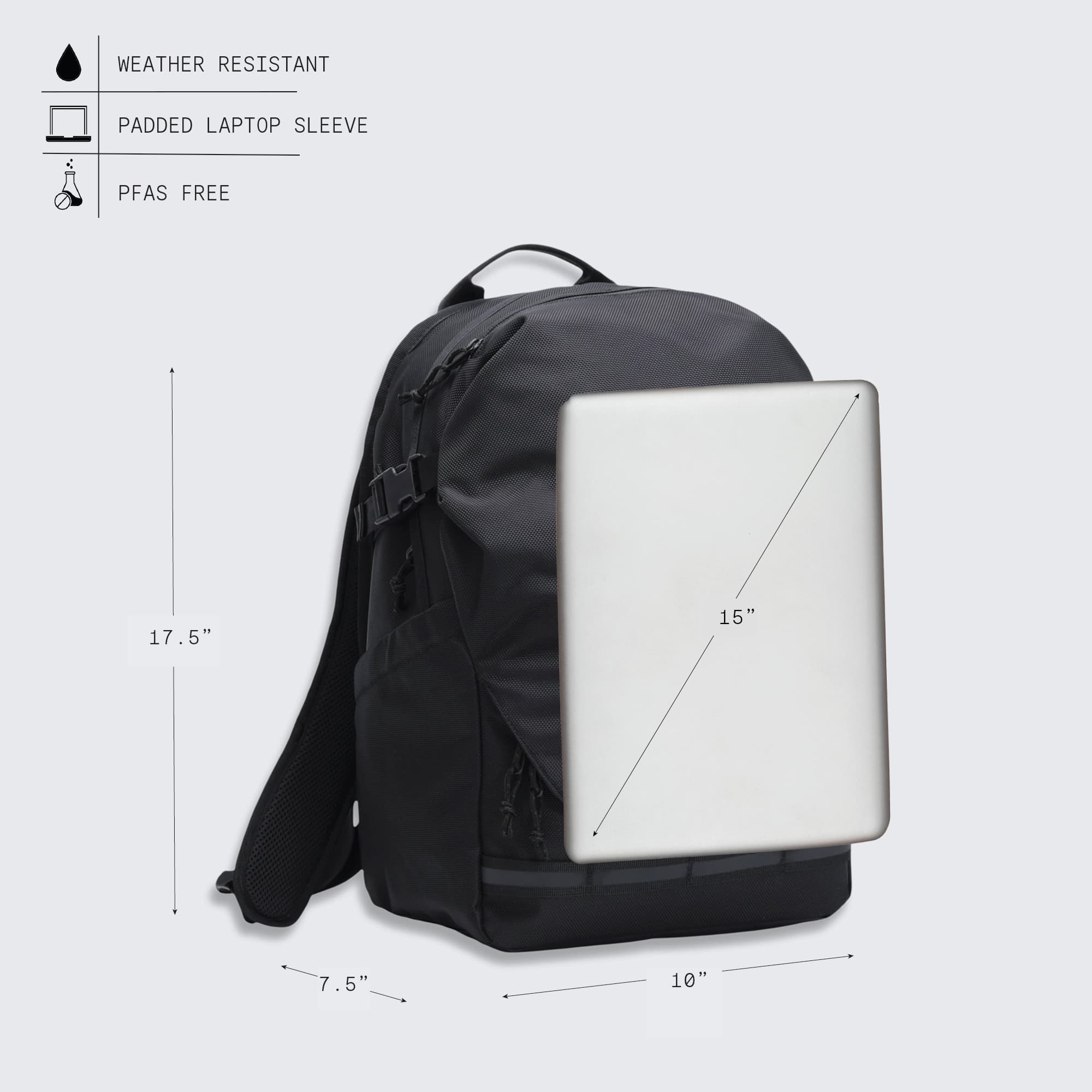 chrome-industries-extlek-24l-pack-weather-resistant-commuter-backpack image 8