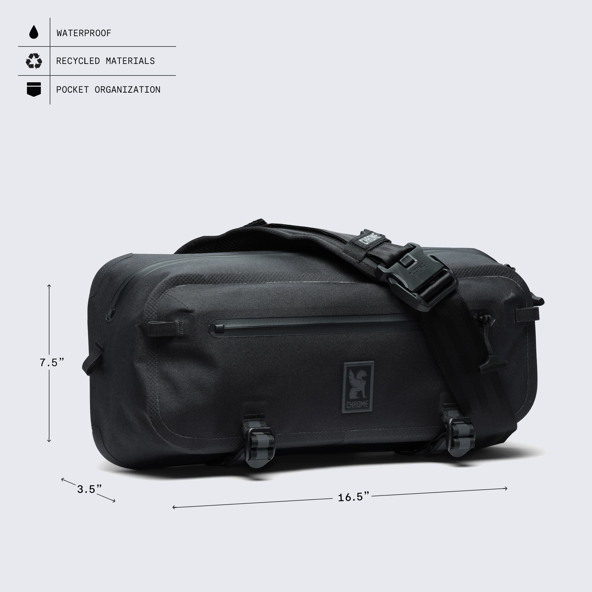 chrome-industries-kadet-wp-sling-waterproof-sling-bag image 5