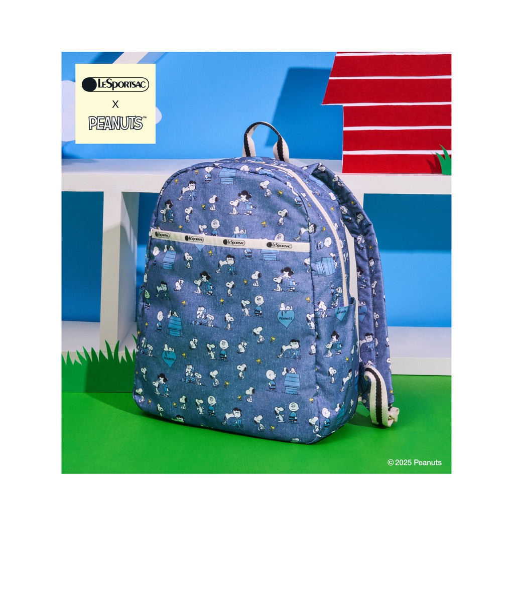 lesportsac-daily-backpack-water-bottle-pockets-adjustable-straps image 2